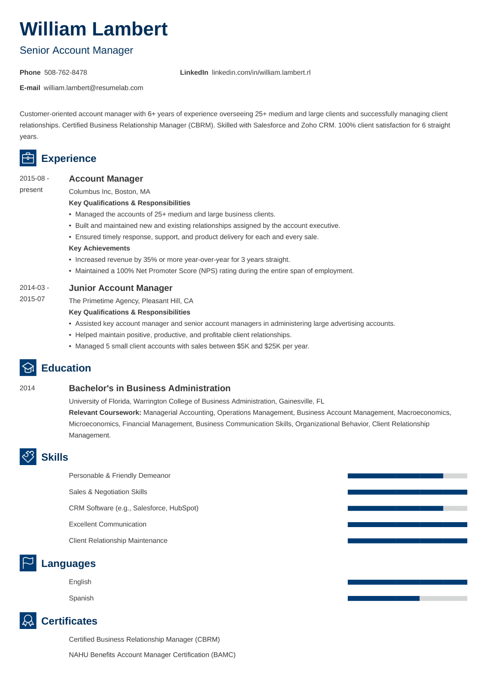Newcast CV Template