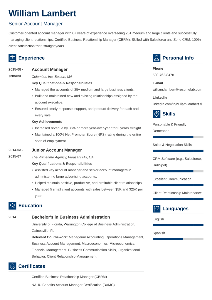 Vibes resume template
