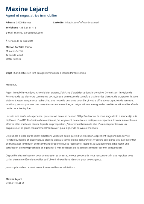 100  exemples de lettres de motivation gratuits (tout poste)