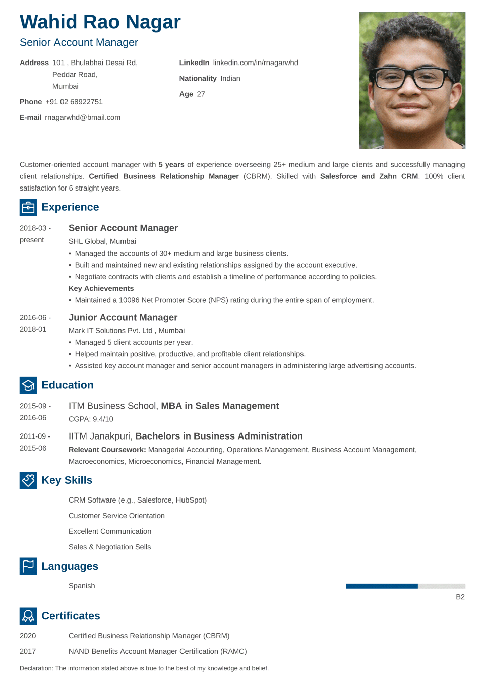 Free Cv Maker Create A Cv Online Now With Resumelab