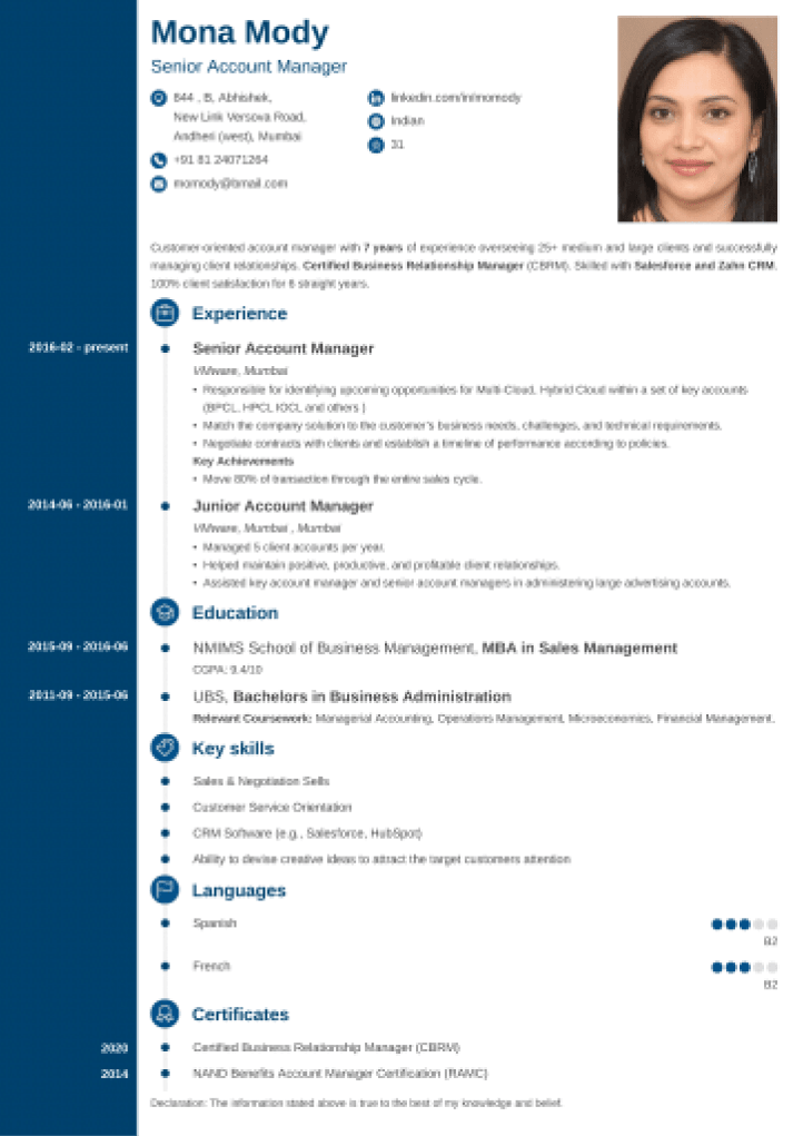 18+ Professional CV Formats: Curriculum Vitae to Download