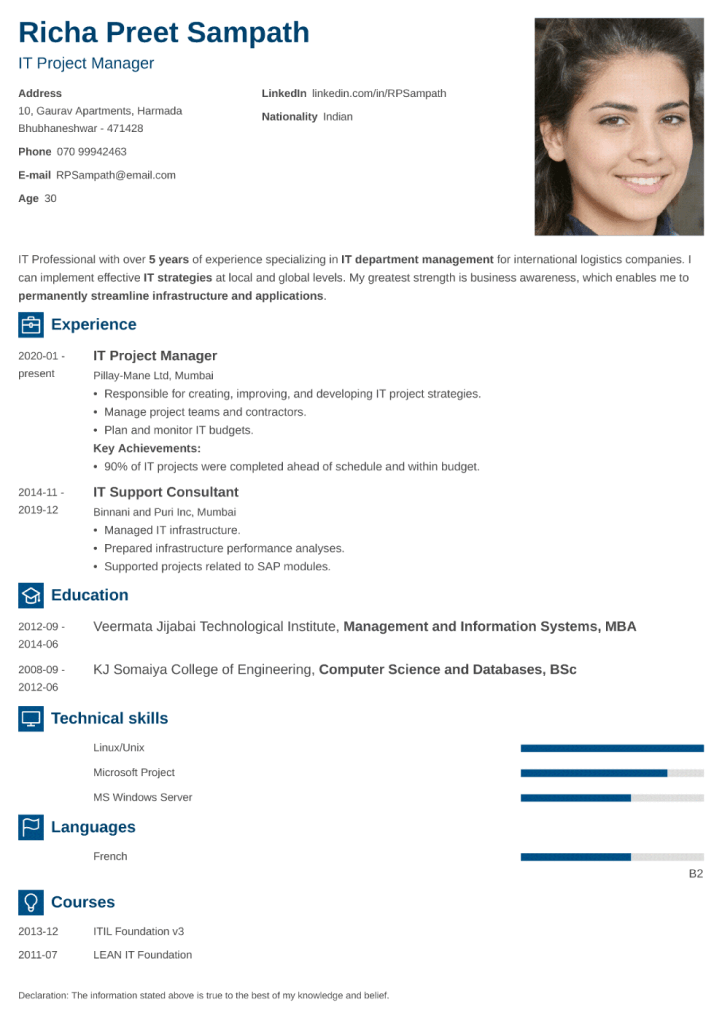 Resume Template Newcast