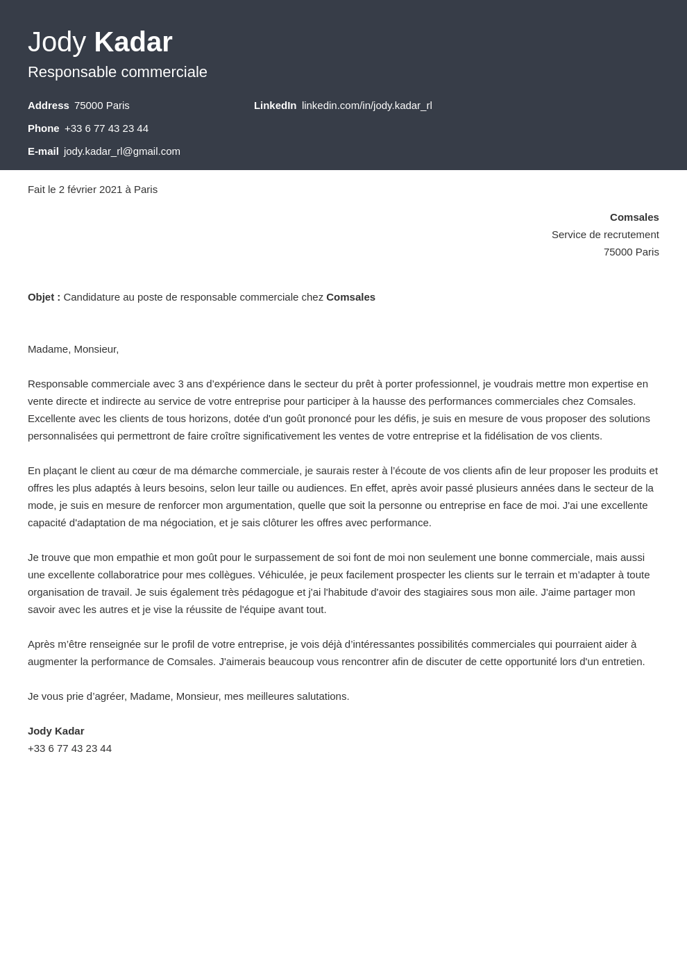Faire une lettre de motivation en ligne design avec Resumelab