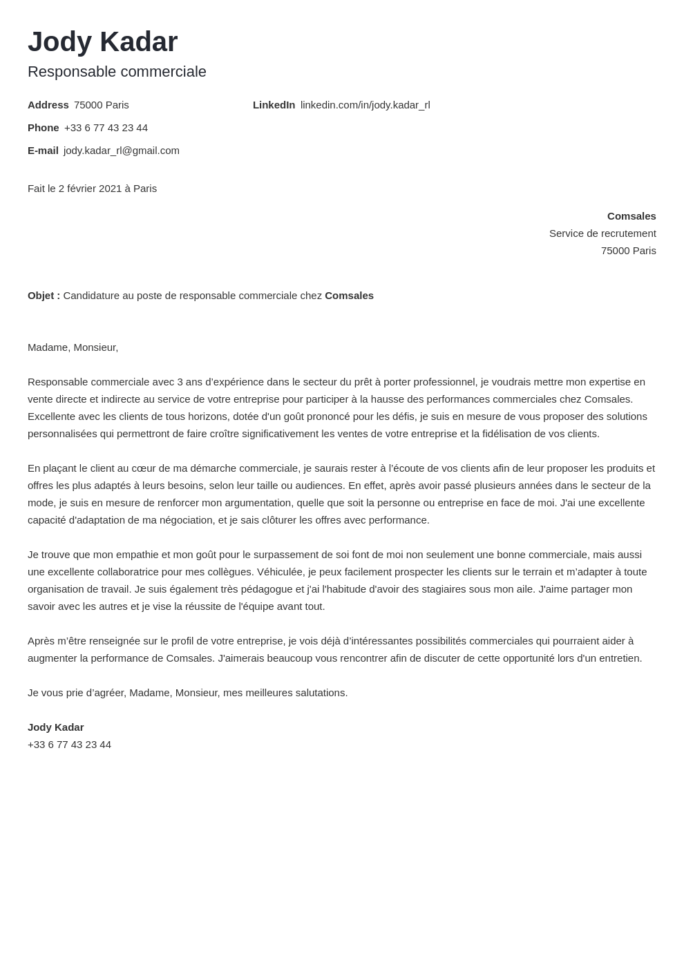 Faire une lettre de motivation en ligne design avec Resumelab