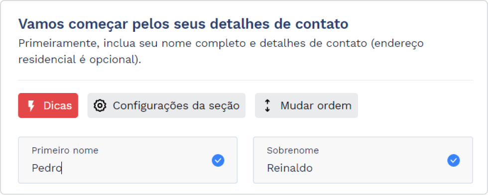 Gerador de currículo online - crie um currículo profissional