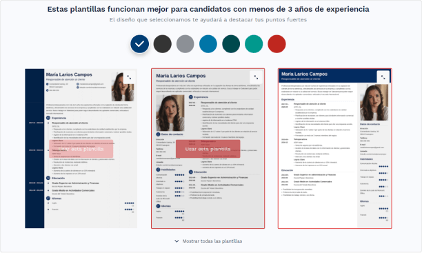 Editor de Currículum Online: Crea tu propio CV en Línea