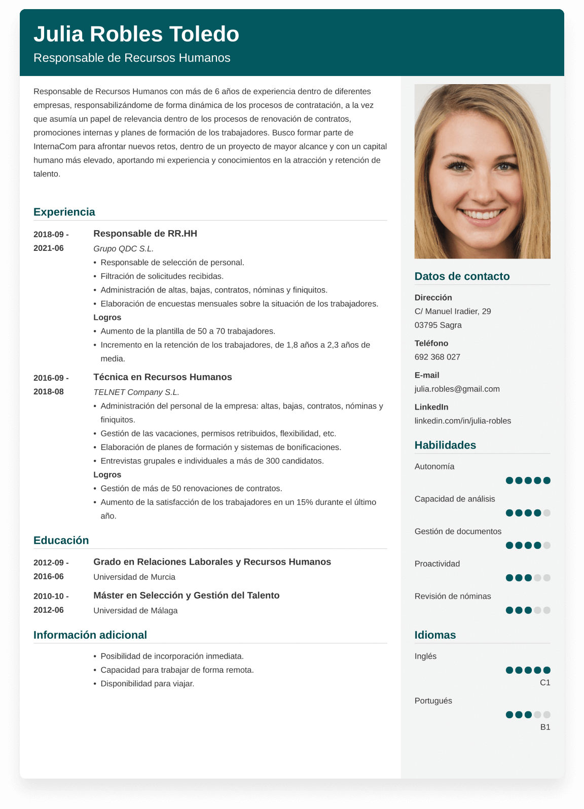 CV online