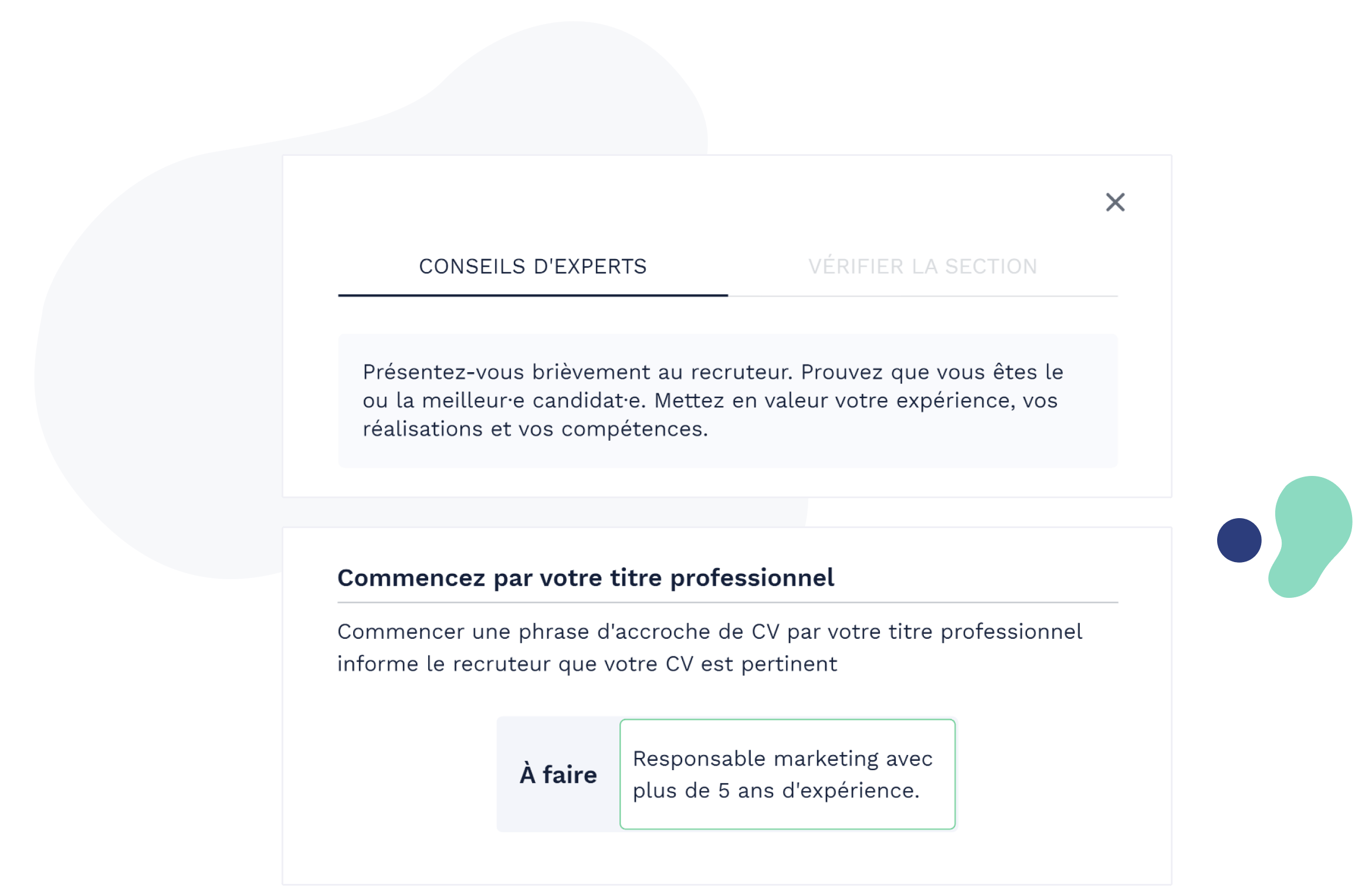 Conseils d’experts en création de CV