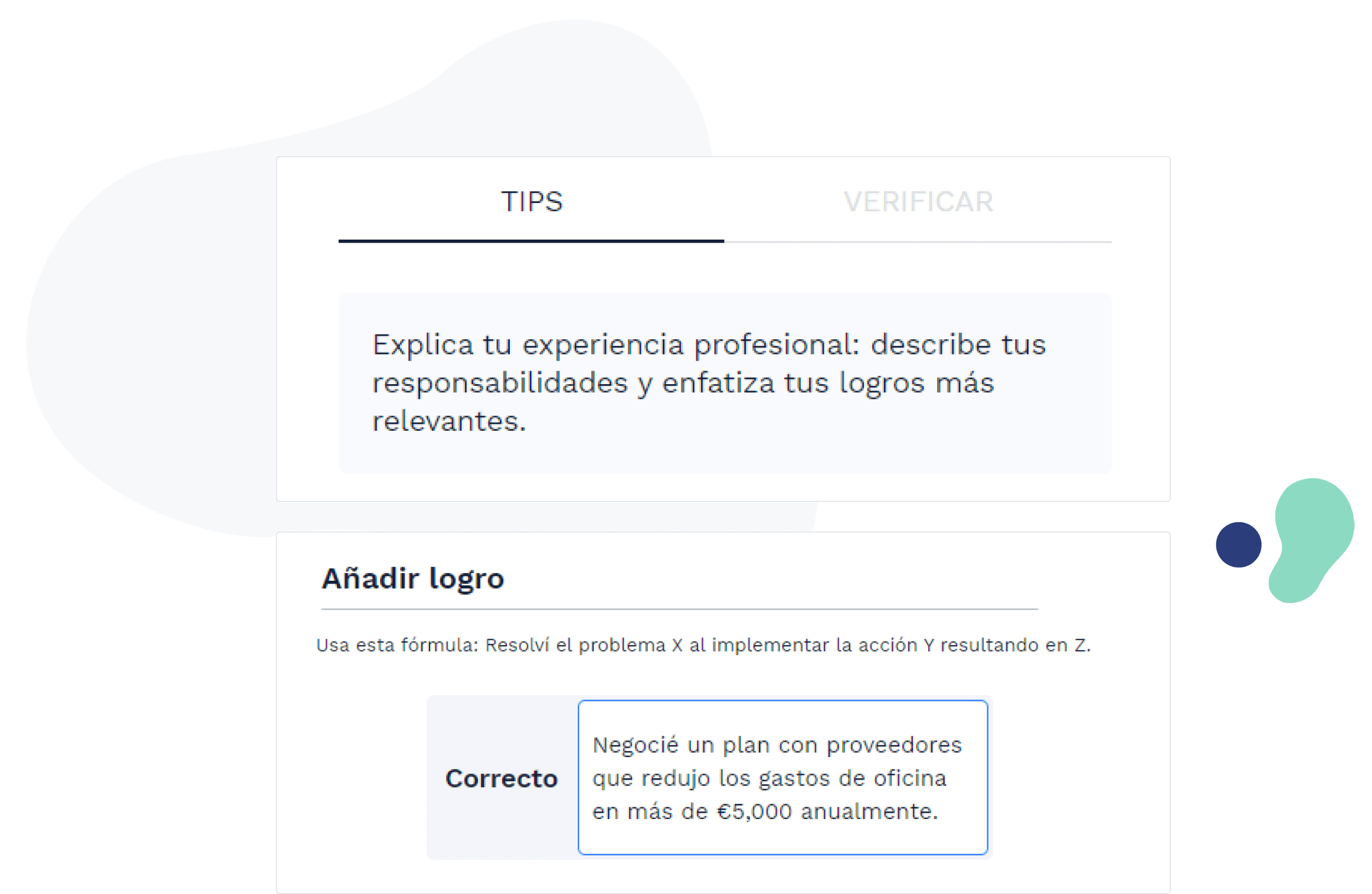 Consejos y tips para CV