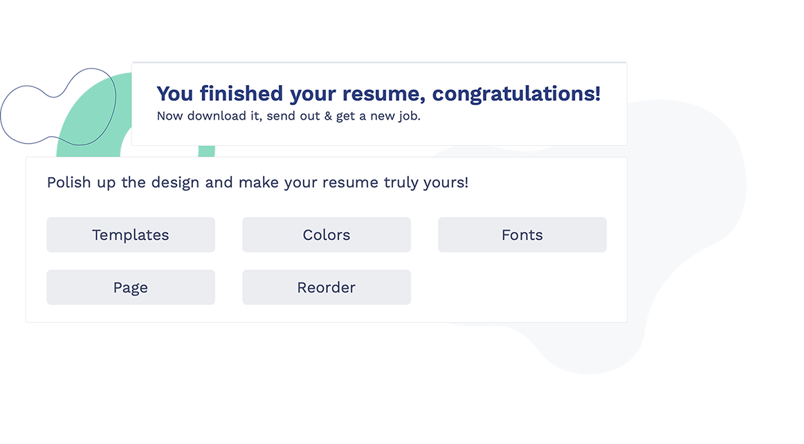 Resume Builder Step Three Download