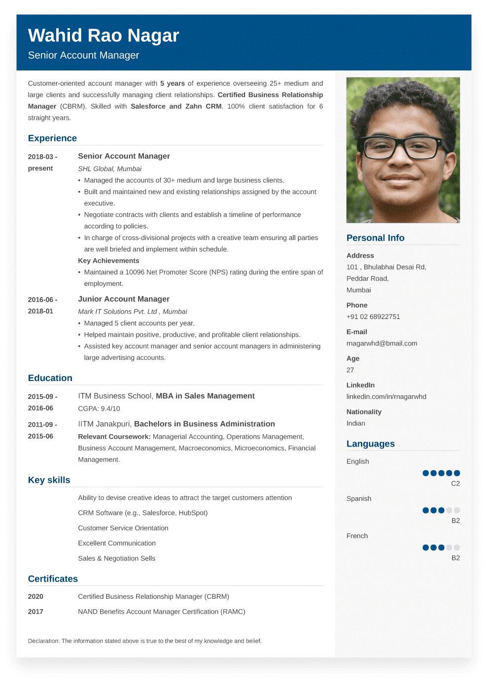 cv maker free online word