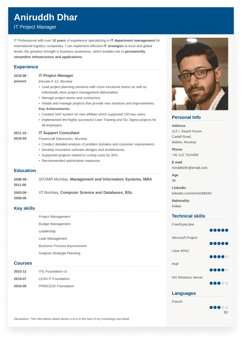 The Best Resume Builder. Simple and Quick.