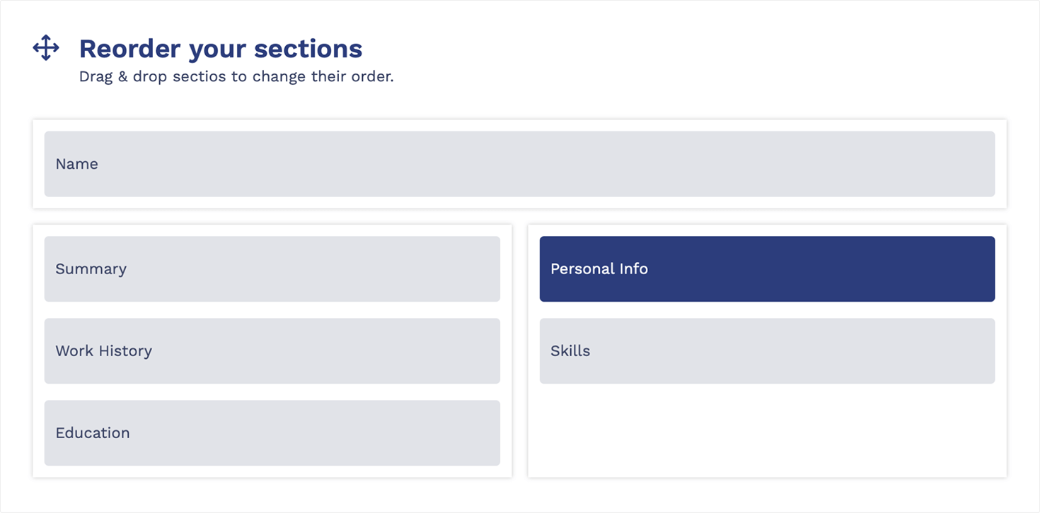 Resume Template Extra Sections