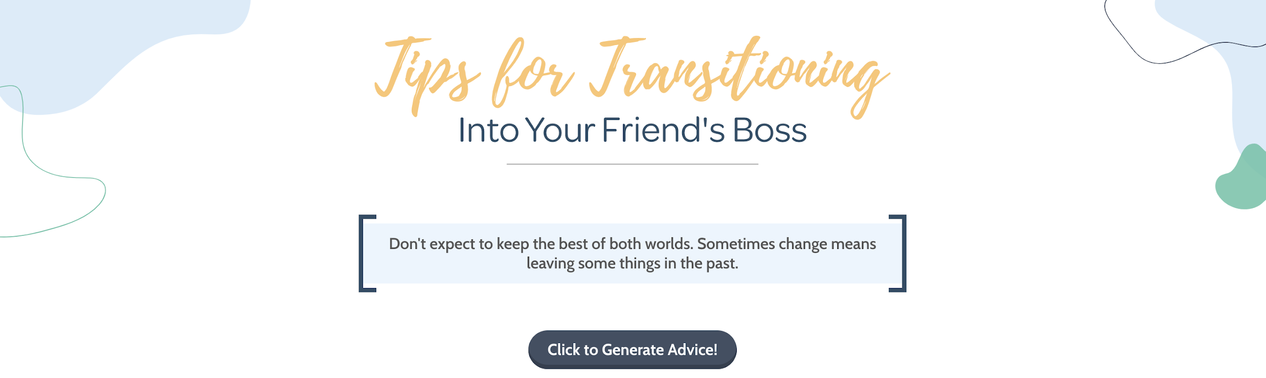 from bff to your boss