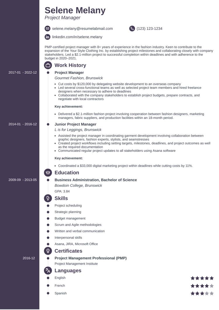 ATS Resume Template - Concept