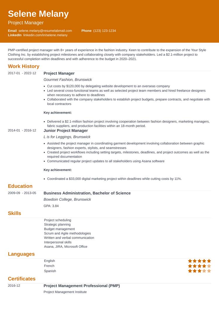 ATS Resume Template - Influx