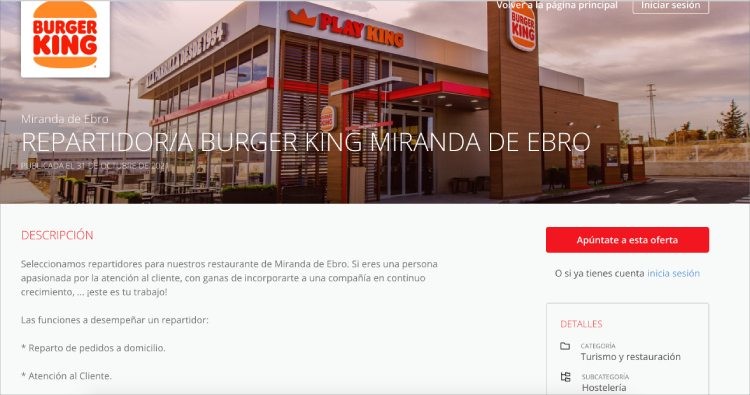 burger king cv