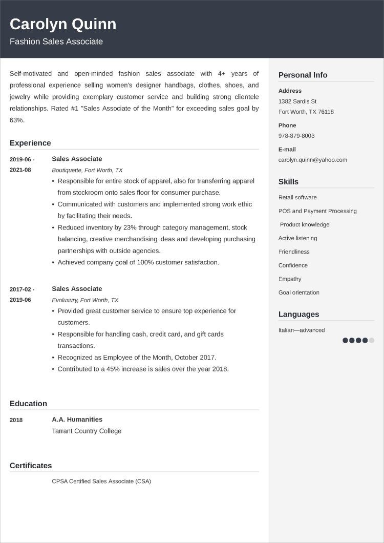 communication skills in resume example