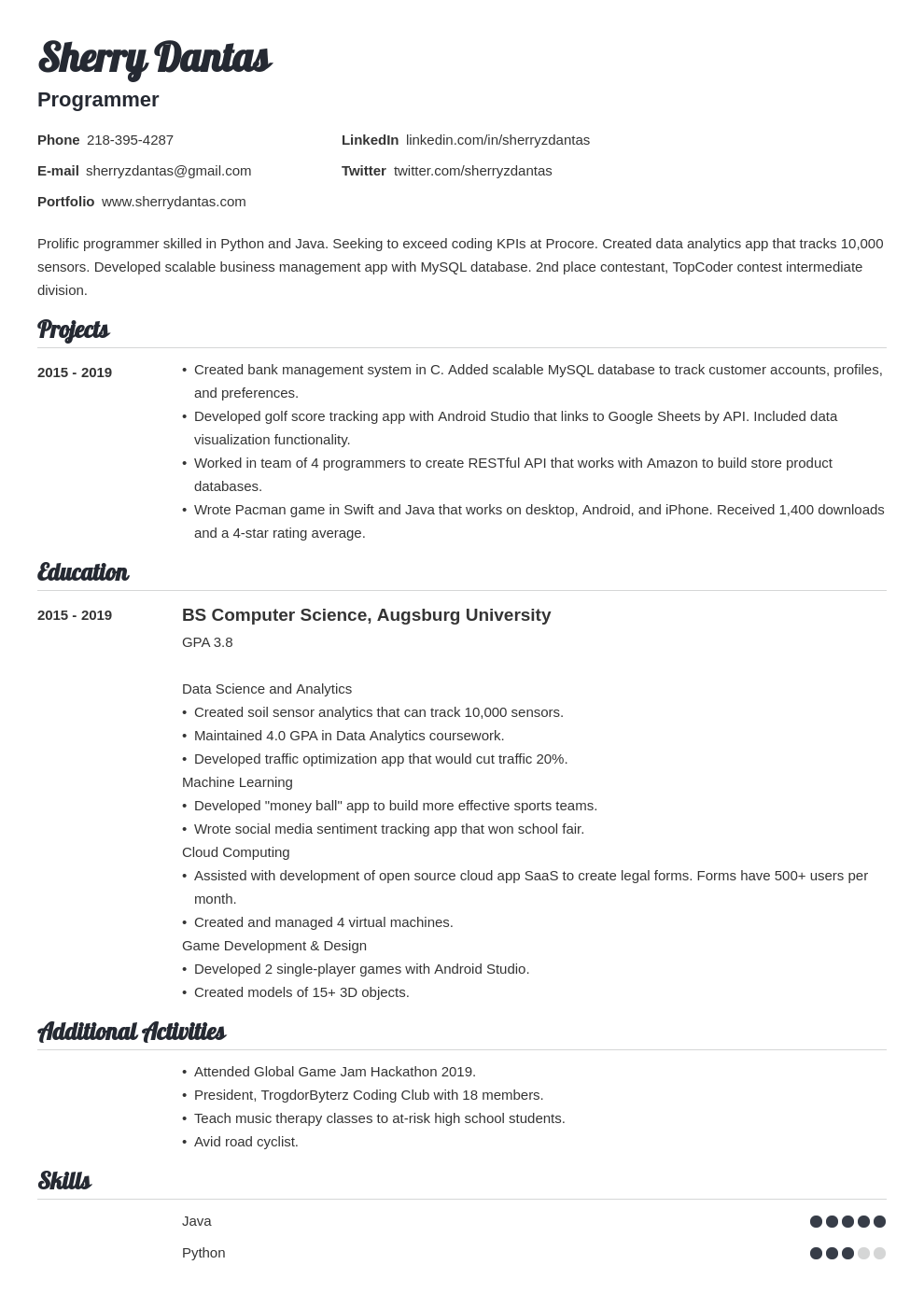 Resume Template For College Graduate from cdn-images.resumelab.com