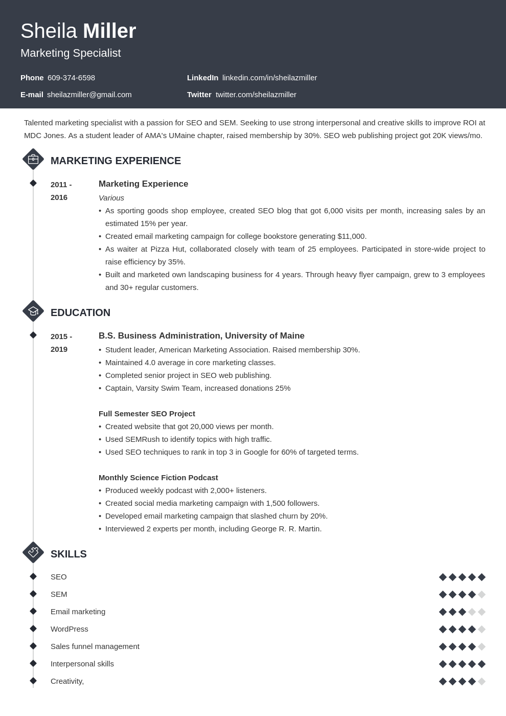 University Student CV Template—20+ Writing Tips & Samples