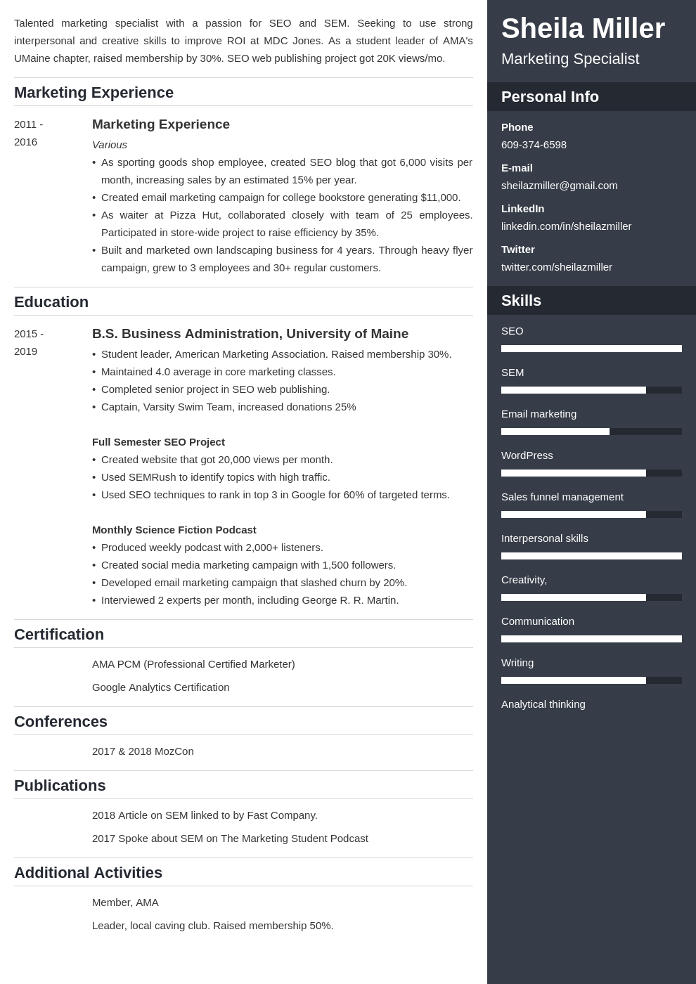 University Student CV Template—20+ Writing Tips & Samples