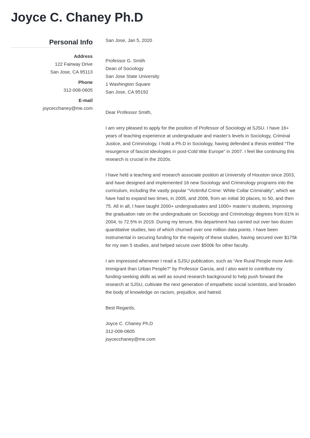 cover letter examples academic template simple