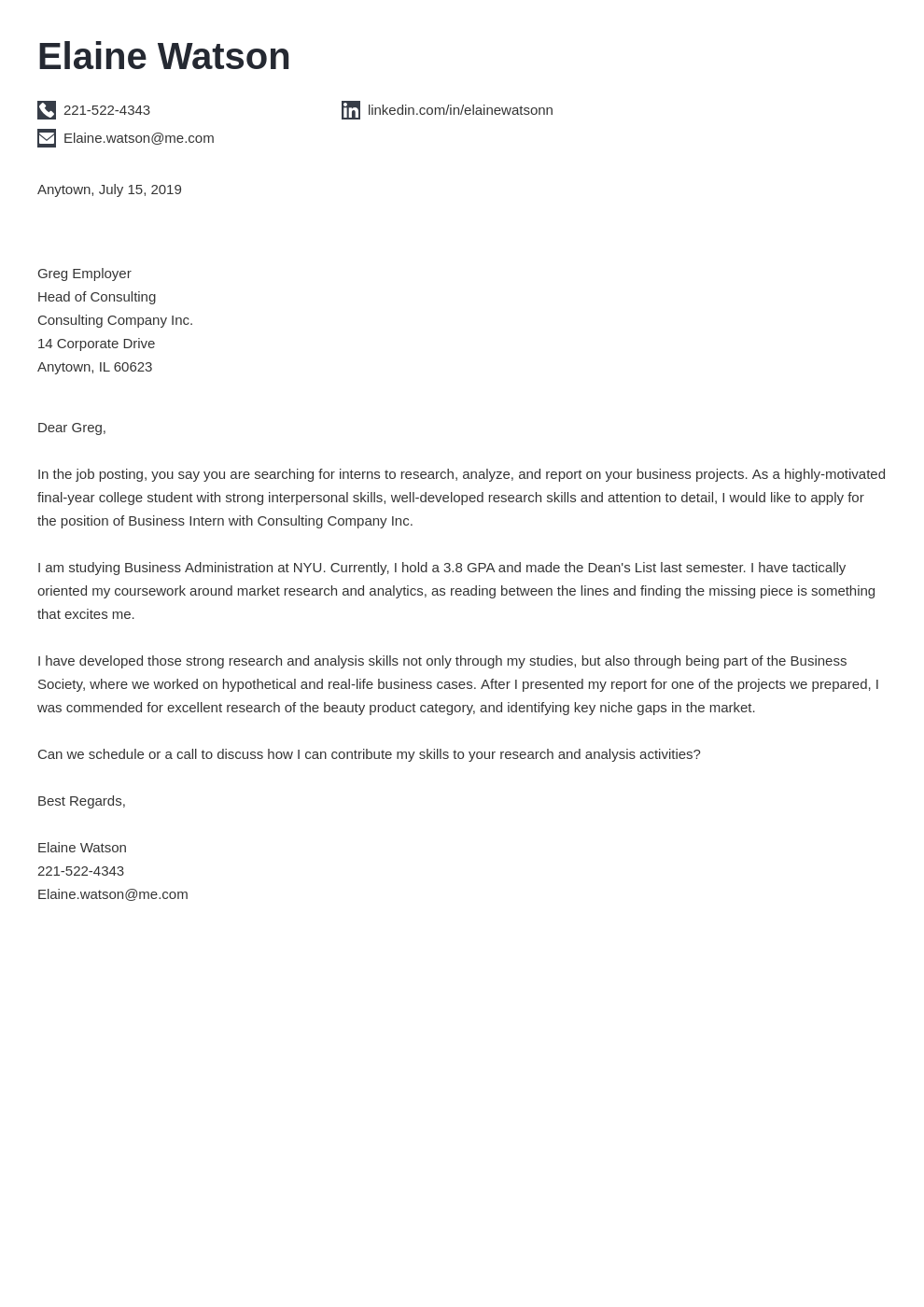 cover letter examples business template iconic
