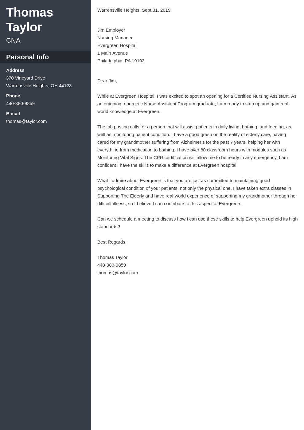 cover letter examples cna template cascade