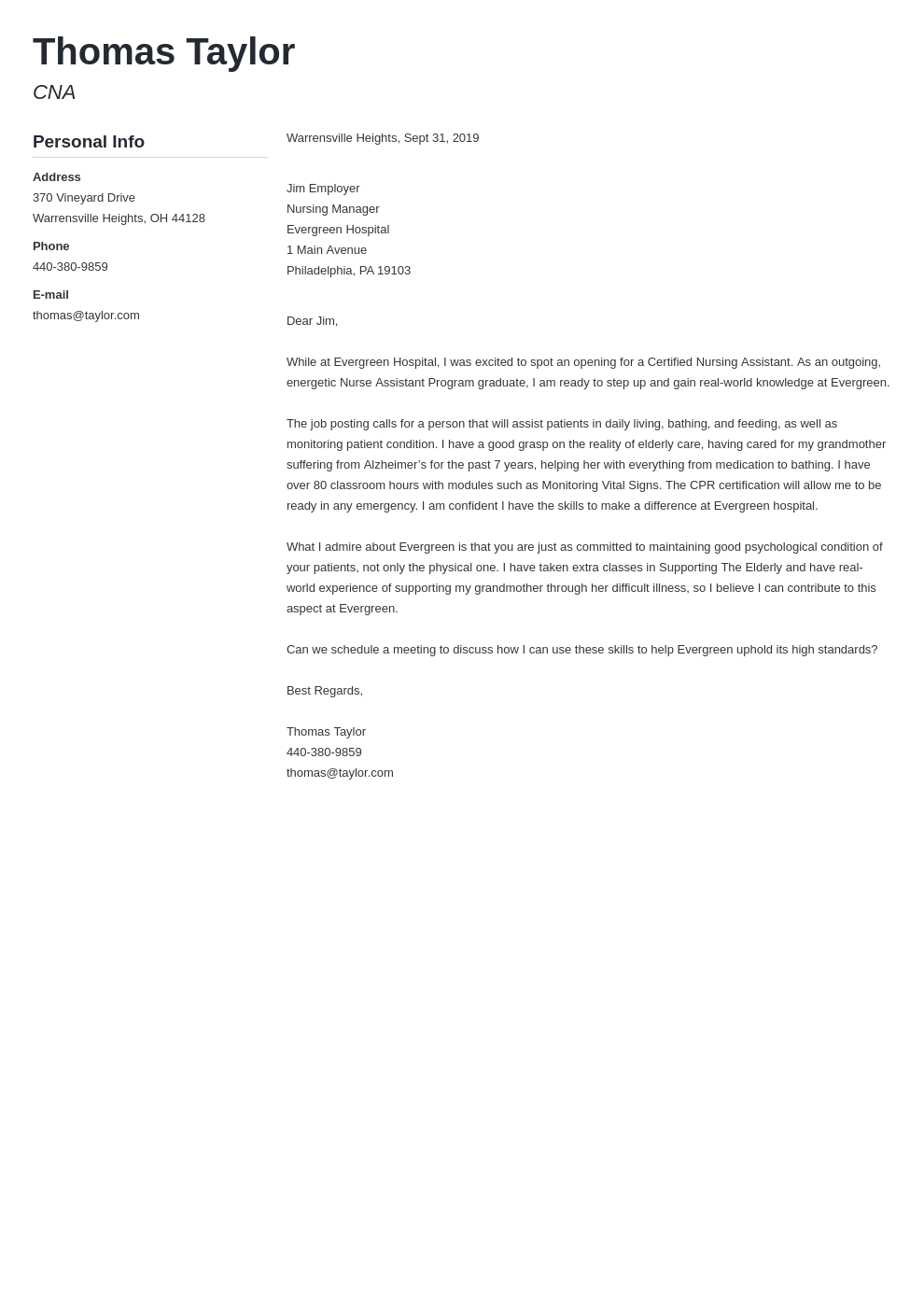 cover letter examples cna template muse