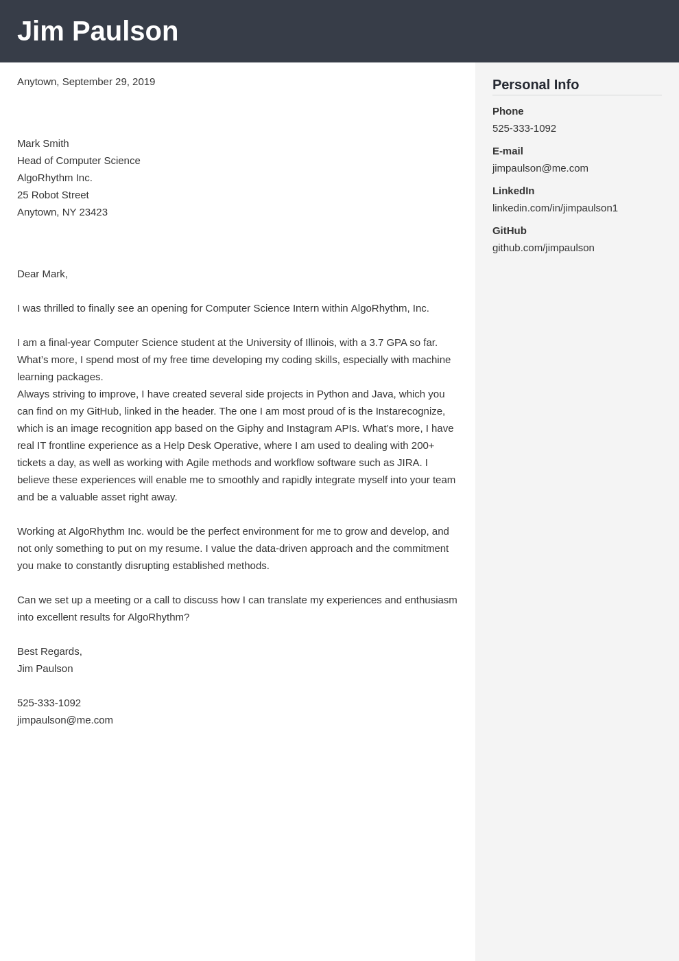 cover letter examples computer science template cubic