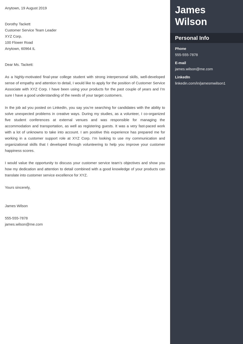 cover letter examples customer service template enfold