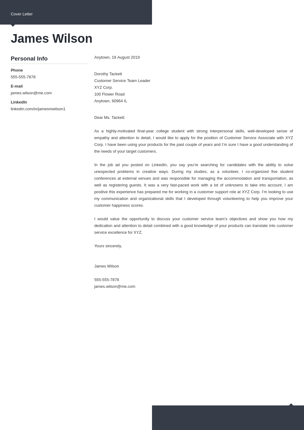 cover letter examples customer service template modern