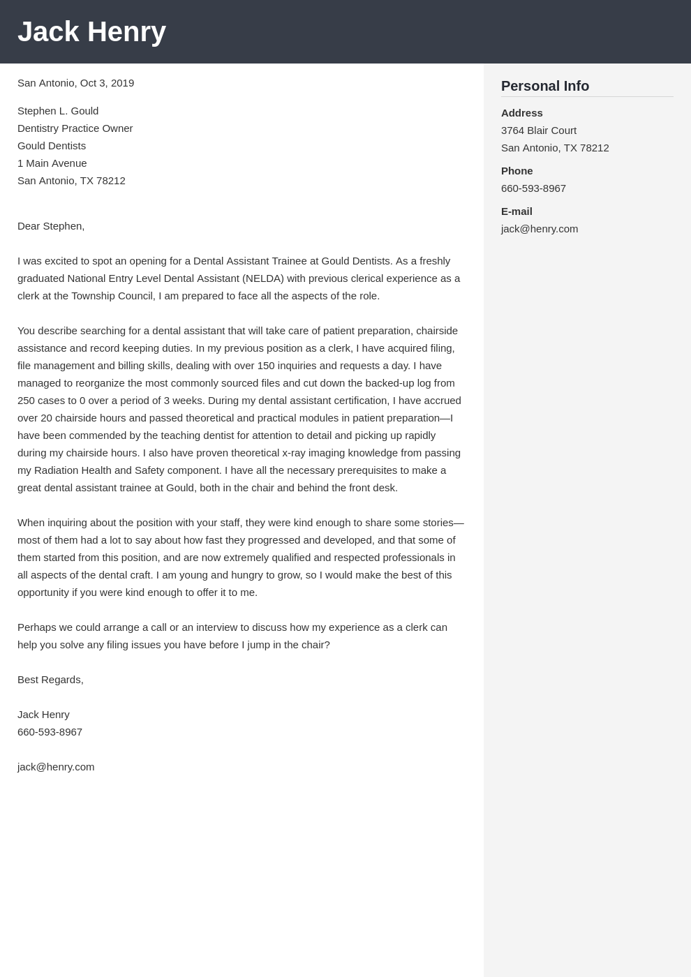 cover letter examples dental assistant template cubic