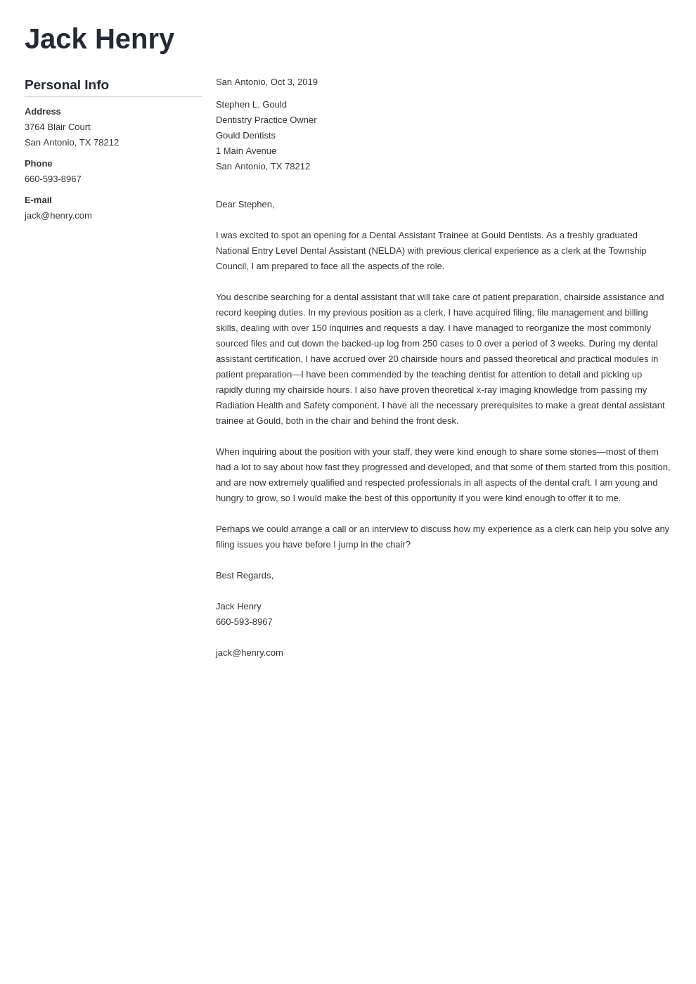 cover letter examples dental assistant template muse