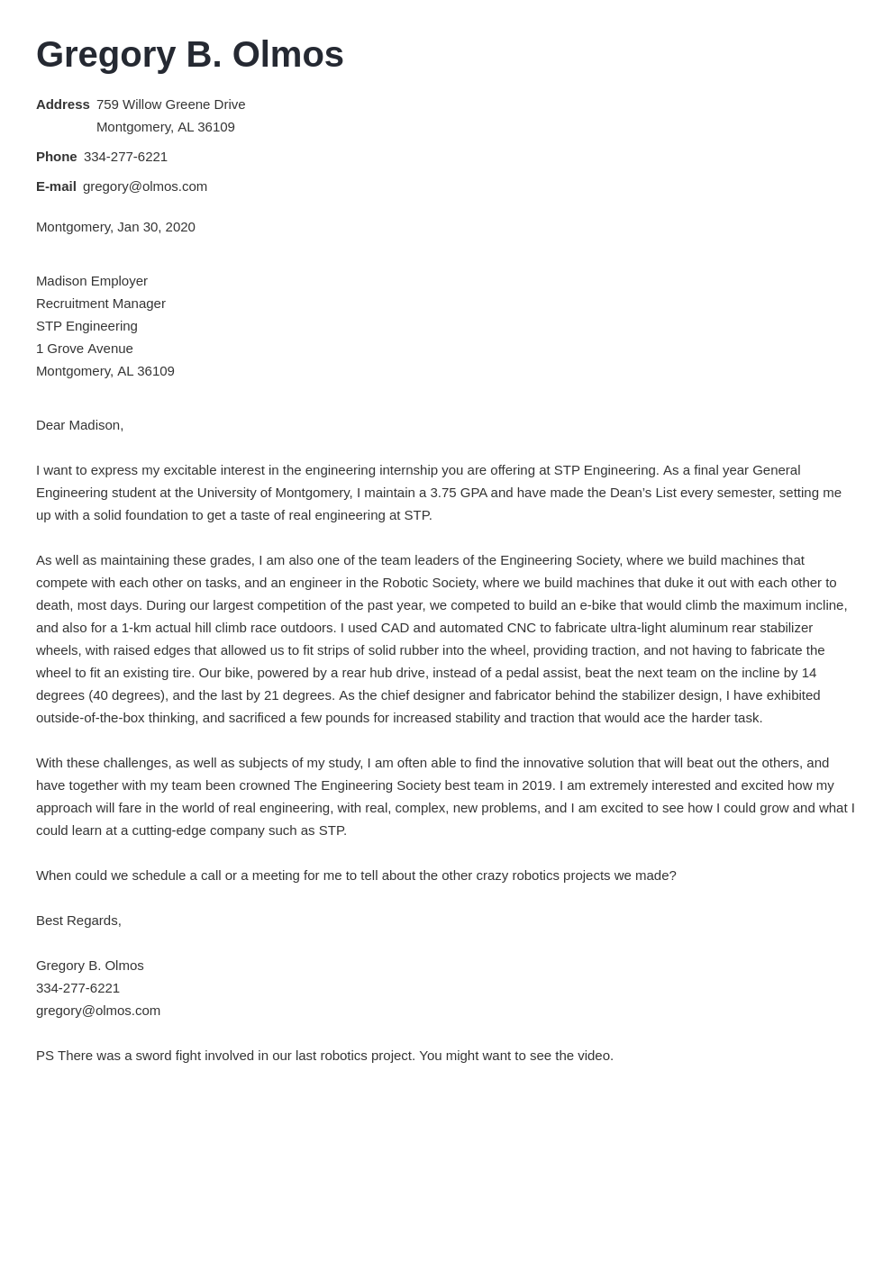 cover letter examples engineering internship template nanica