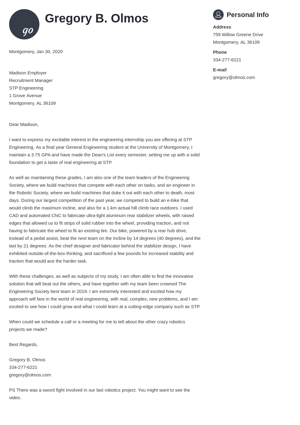 cover letter examples engineering internship template primo