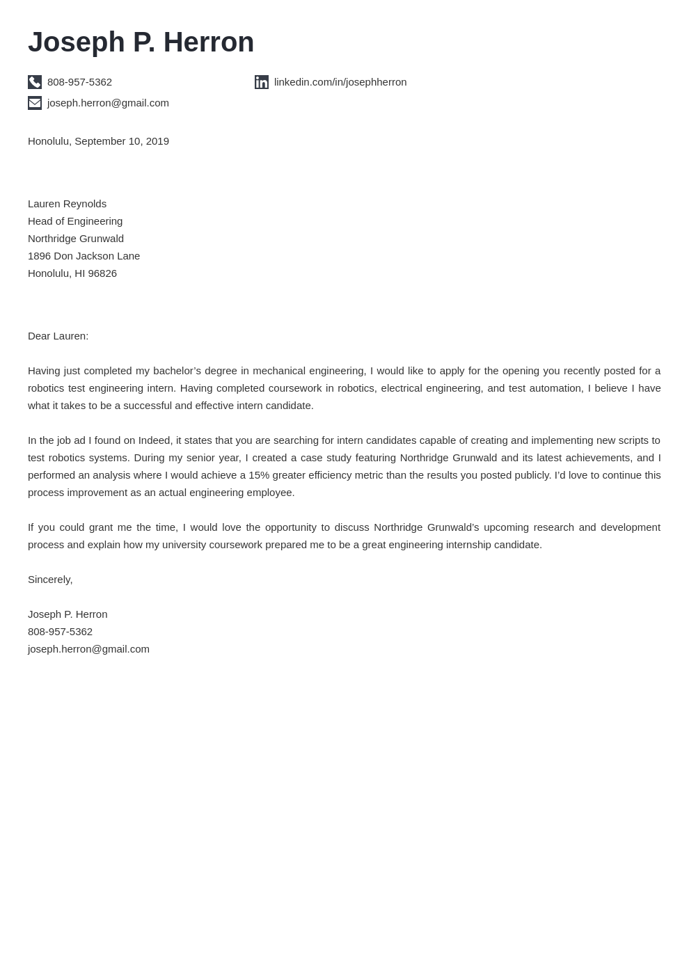 cover letter examples engineering template iconic