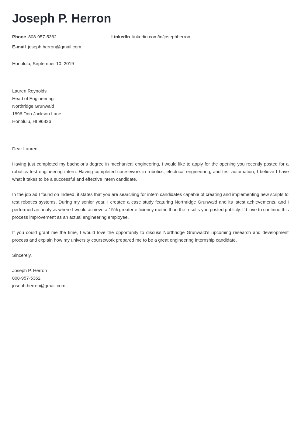 Engineering Cover Letter Examples (+ Entry-Level) for 2024