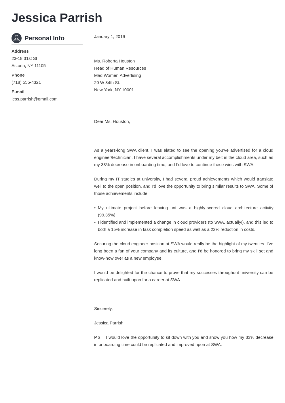 33 Cover Letter Sample For Secretary Job Letter