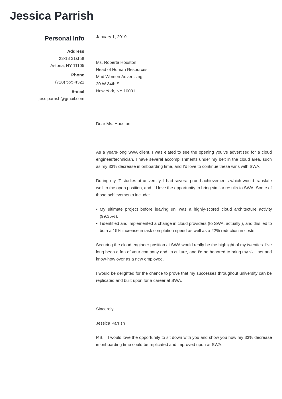cover letter examples entry level template simple uk