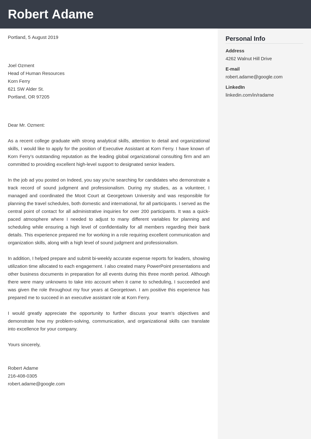 cover letter examples executive assistant template cubic