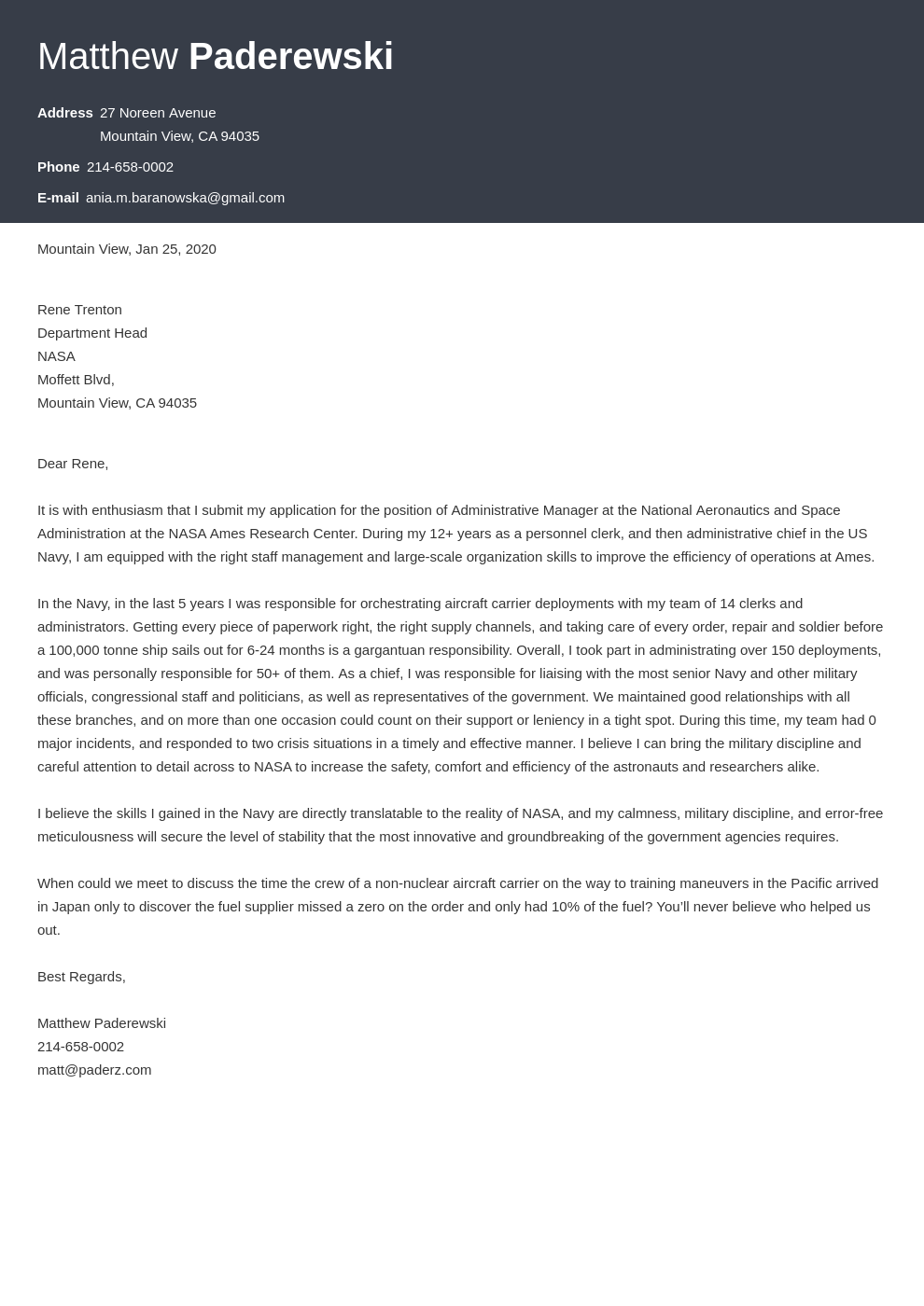 cover letter examples federal template diamond