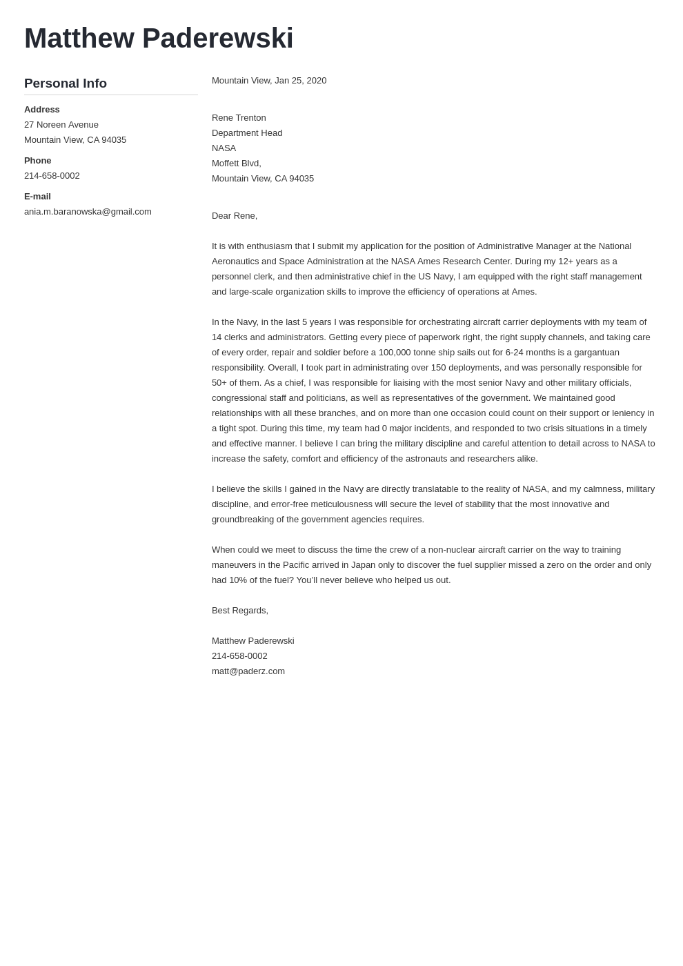 cover letter examples federal template muse