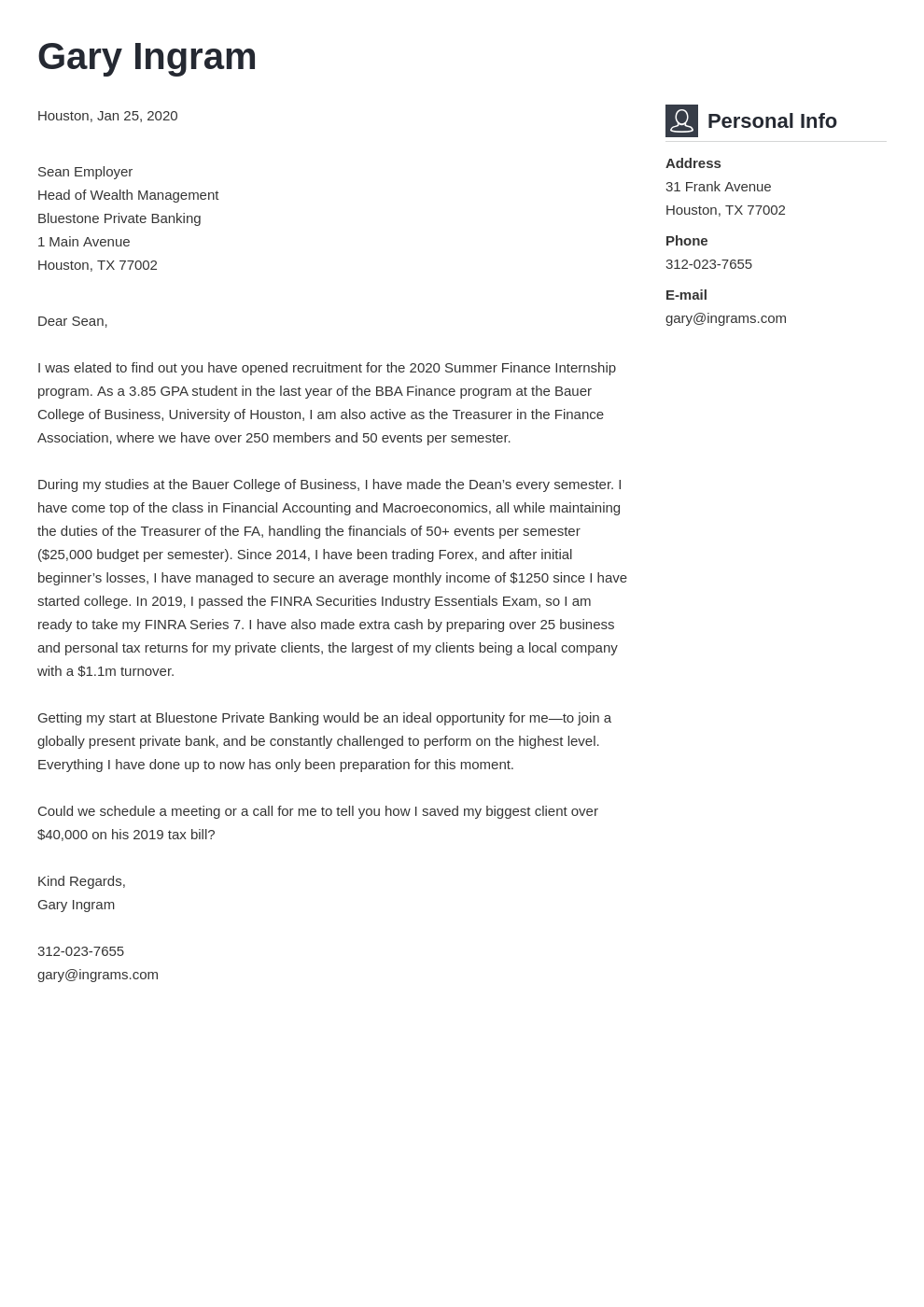 cover letter examples finance template vibes uk