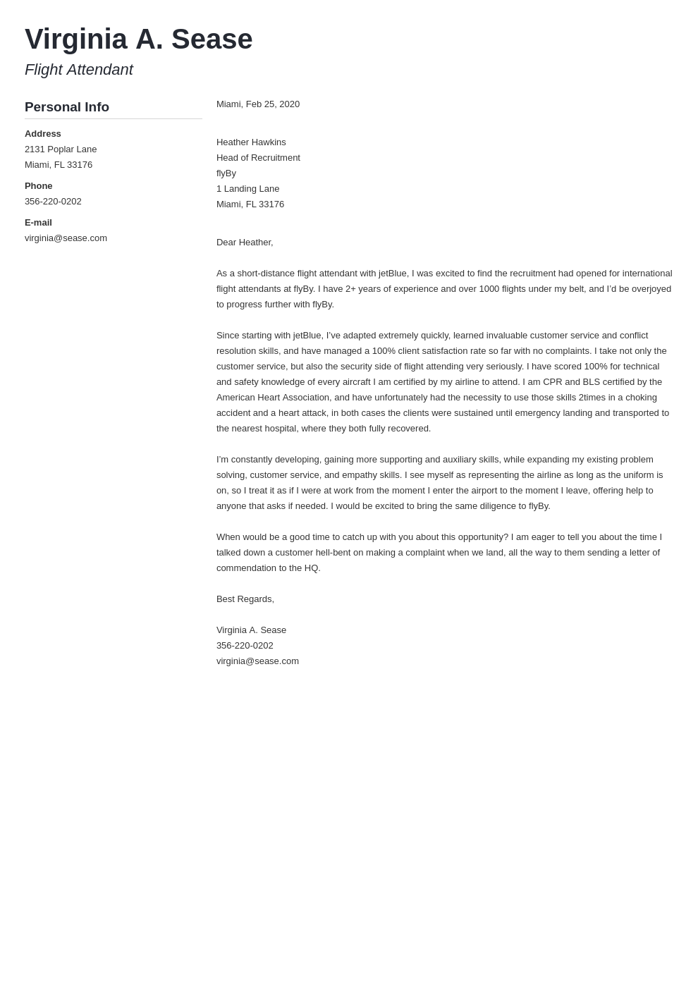 cover letter examples flight attendant template muse