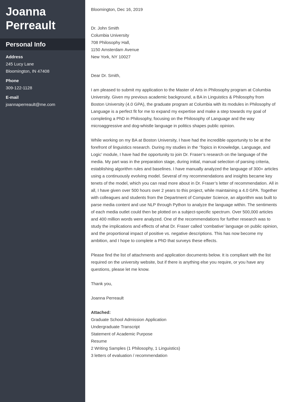 cover letter examples graduate school template cascade