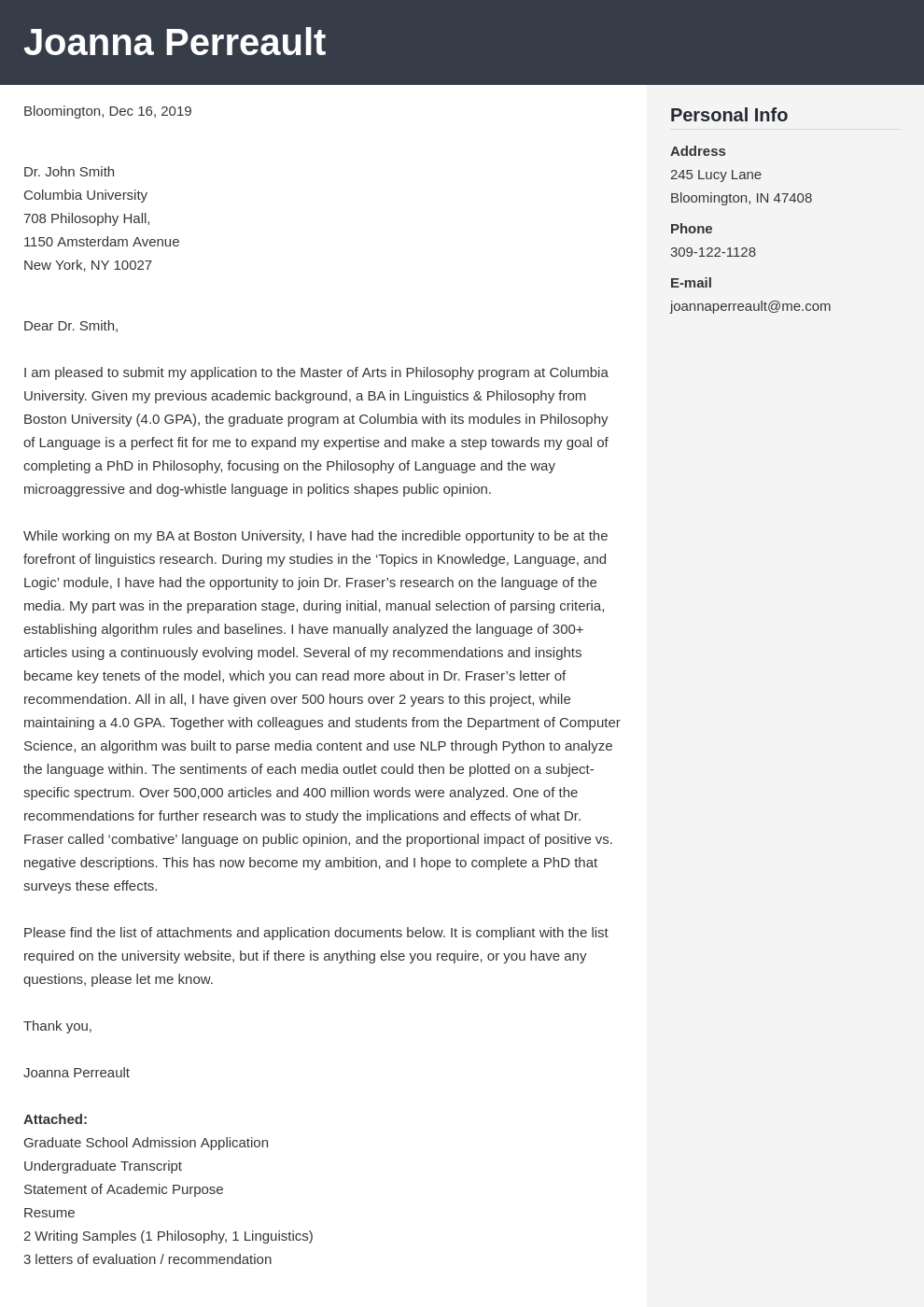 cover letter examples graduate school template cubic