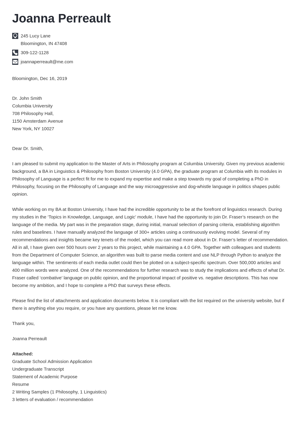 cover letter examples graduate school template iconic