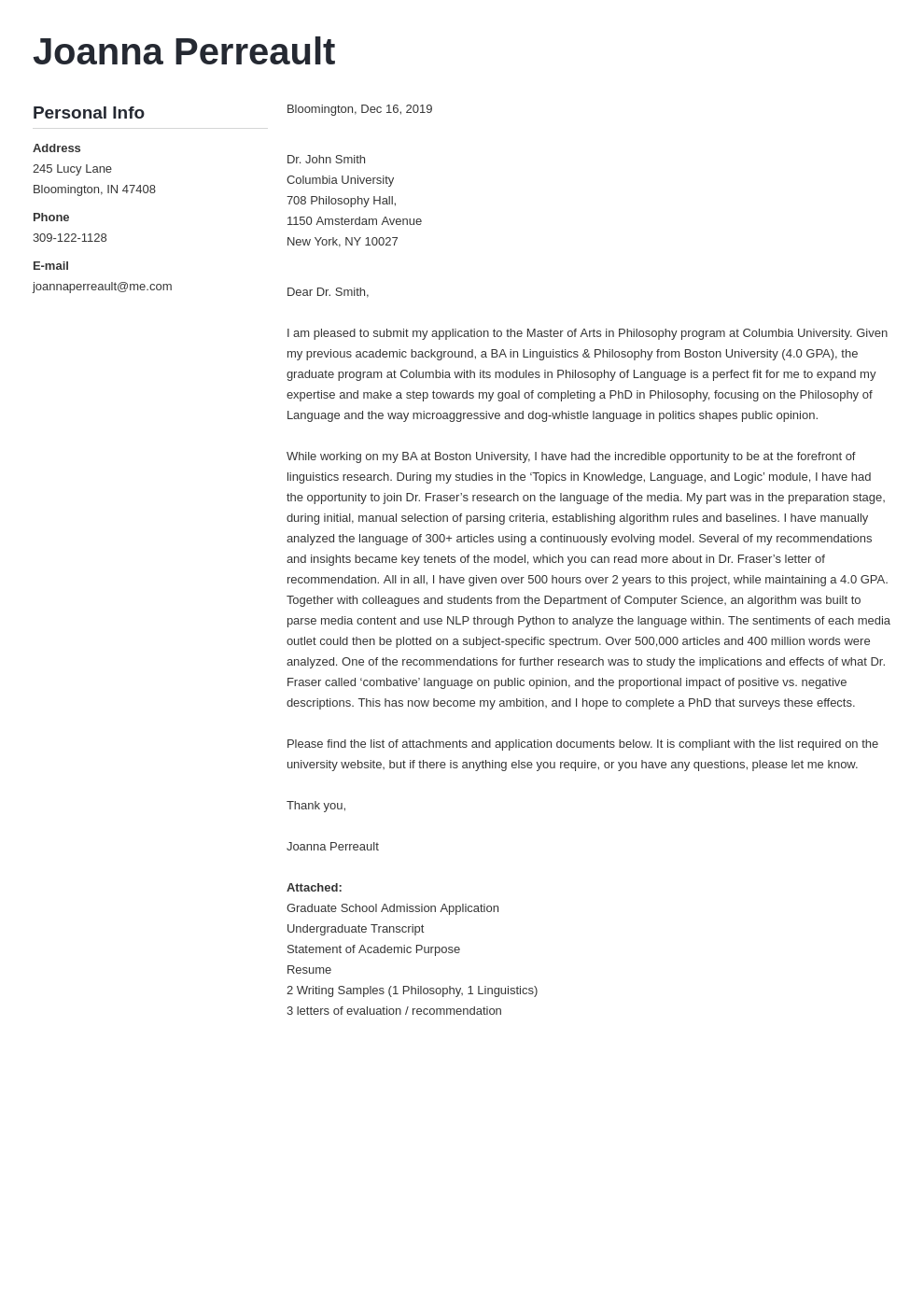 cover letter examples graduate school template muse