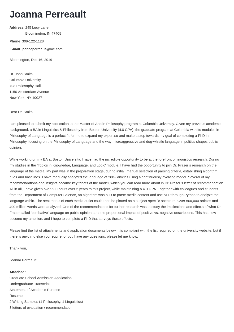 cover letter examples graduate school template nanica uk